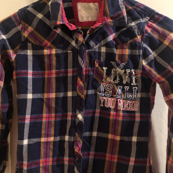 Justice Long sleeve flannel - Picture 4 of 5